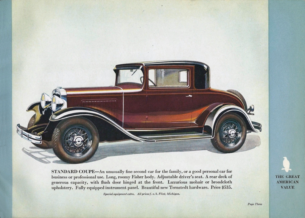 1931 Chevrolet Full Line Brochure Page 16